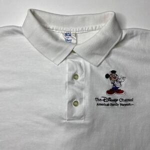 Vintage 90s‎ Disney Channel tv polo shirt